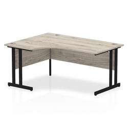 Dynamic Impulse W1600 x D1200/800 x H730mm Left Hand Crescent Desk Wit