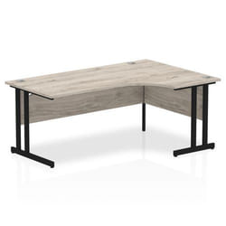 Dynamic Impulse W1800 x D800/1200 x H730mm Right Hand Crescent Desk Wi