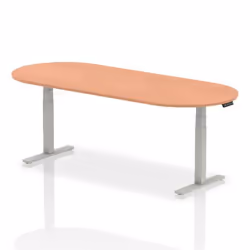 Dynamic Impulse W2400 x D1000 x H660-1310mm Height Adjustable Boardroo