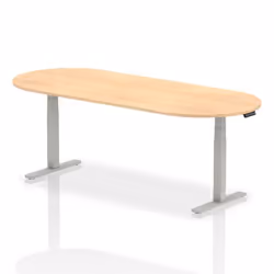 Dynamic Impulse W2400 x D1000 x H660-1310mm Height Adjustable Boardroo