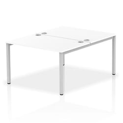 Dynamic Impulse Back-to-Back 2 Person Bench Desk W1200 x D1600 x H730m