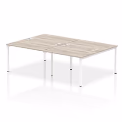 Dynamic Impulse Back-to-Back 4 Person Bench Desk W1200 x D1600 x H730m