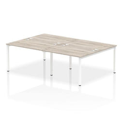 Dynamic Impulse Back-to-Back 4 Person Bench Desk W1200 x D1600 x H730m