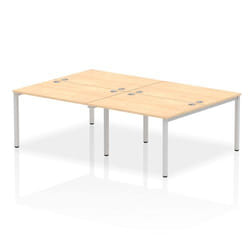 Dynamic Impulse Back-to-Back 4 Person Bench Desk W1200 x D1600 x H730m