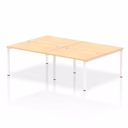 Dynamic Impulse Back-to-Back 4 Person Bench Desk W1200 x D1600 x H730m