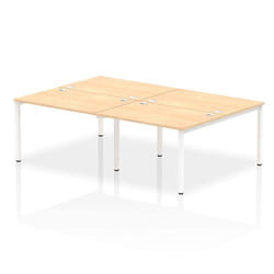 Dynamic Impulse Back-to-Back 4 Person Bench Desk W1200 x D1600 x H730m
