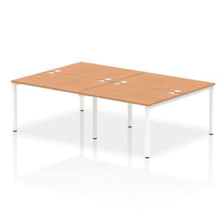 Dynamic Impulse Back-to-Back 4 Person Bench Desk W1200 x D1600 x H730m