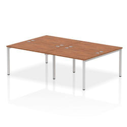 Dynamic Impulse Back-to-Back 4 Person Bench Desk W1200 x D1600 x H730m