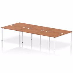 Dynamic Impulse Back-to-Back 6 Person Bench Desk W1200 x D1600 x H730m