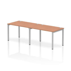Dynamic Impulse Single Row 2 Person Bench Desk W1200 x D800 x H730mm B