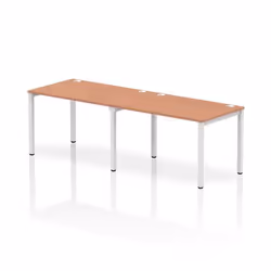 Dynamic Impulse Single Row 2 Person Bench Desk W1200 x D800 x H730mm B