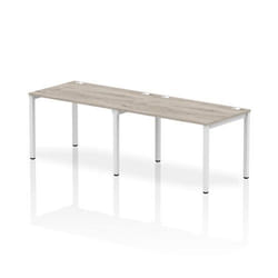 Dynamic Impulse Single Row 2 Person Bench Desk W1200 x D800 x H730mm G
