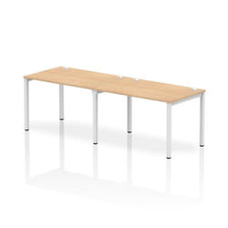 Dynamic Impulse Single Row 2 Person Bench Desk W1200 x D800 x H730mm M