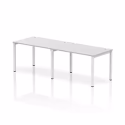 Dynamic Impulse Single Row 2 Person Bench Desk W1200 x D800 x H730mm W
