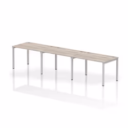 Dynamic Impulse Single Row 3 Person Bench Desk W1200 x D800 x H730mm G