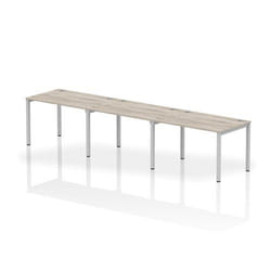 Dynamic Impulse Single Row 3 Person Bench Desk W1200 x D800 x H730mm G