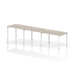 Dynamic Impulse Single Row 3 Person Bench Desk W1200 x D800 x H730mm G