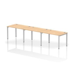 Dynamic Impulse Single Row 3 Person Bench Desk W1200 x D800 x H730mm M