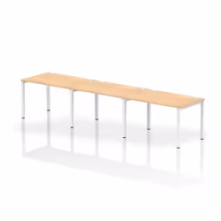 Dynamic Impulse Single Row 3 Person Bench Desk W1200 x D800 x H730mm M