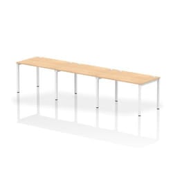 Dynamic Impulse Single Row 3 Person Bench Desk W1200 x D800 x H730mm M