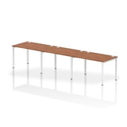 Dynamic Impulse Single Row 3 Person Bench Desk W1200 x D800 x H730mm W