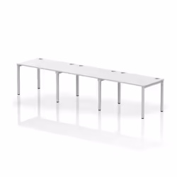 Dynamic Impulse Single Row 3 Person Bench Desk W1200 x D800 x H730mm W