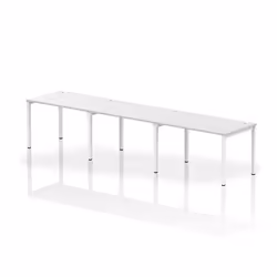 Dynamic Impulse Single Row 3 Person Bench Desk W1200 x D800 x H730mm W