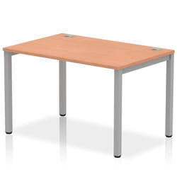 Dynamic Impulse Single Row Bench Desk W1200 x D800 x H730mm Beech Fini