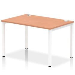 Dynamic Impulse Single Row Bench Desk W1200 x D800 x H730mm Beech Fini