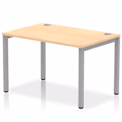 Dynamic Impulse Single Row Bench Desk W1200 x D800 x H730mm Maple Fini