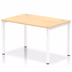 Dynamic Impulse Single Row Bench Desk W1200 x D800 x H730mm Maple Fini