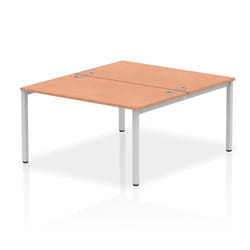 Dynamic Impulse Back-to-Back 2 Person Bench Desk W1400 x D1600 x H730m