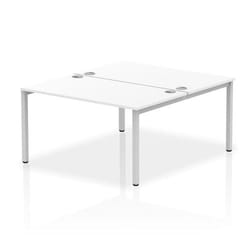 Dynamic Impulse Back-to-Back 2 Person Bench Desk W1400 x D1600 x H730m