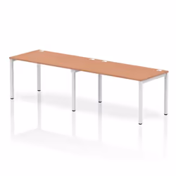 Dynamic Impulse Single Row 2 Person Bench Desk W1400 x D800 x H730mm B