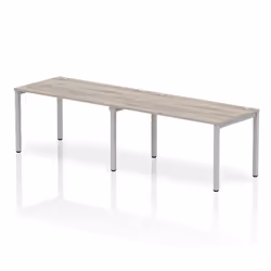 Dynamic Impulse Single Row 2 Person Bench Desk W1400 x D800 x H730mm G