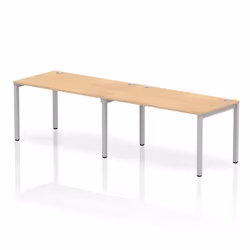 Dynamic Impulse Single Row 2 Person Bench Desk W1400 x D800 x H730mm M
