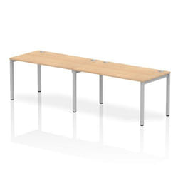 Dynamic Impulse Single Row 2 Person Bench Desk W1400 x D800 x H730mm M