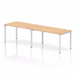 Dynamic Impulse Single Row 2 Person Bench Desk W1400 x D800 x H730mm M