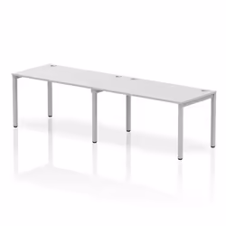 Dynamic Impulse Single Row 2 Person Bench Desk W1400 x D800 x H730mm W