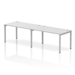 Dynamic Impulse Single Row 2 Person Bench Desk W1400 x D800 x H730mm W