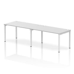 Dynamic Impulse Single Row 2 Person Bench Desk W1400 x D800 x H730mm W