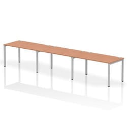 Dynamic Impulse Single Row 3 Person Bench Desk W1400 x D800 x H730mm B