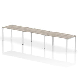 Dynamic Impulse Single Row 3 Person Bench Desk W1400 x D800 x H730mm G