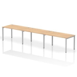 Dynamic Impulse Single Row 3 Person Bench Desk W1400 x D800 x H730mm M