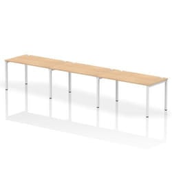 Dynamic Impulse Single Row 3 Person Bench Desk W1400 x D800 x H730mm M