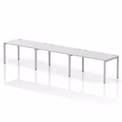 Dynamic Impulse Single Row 3 Person Bench Desk W1400 x D800 x H730mm W