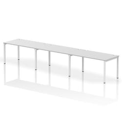 Dynamic Impulse Single Row 3 Person Bench Desk W1400 x D800 x H730mm W