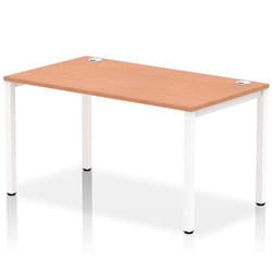 Dynamic Impulse Single Row Bench Desk W1400 x D800 x H730mm Beech Fini