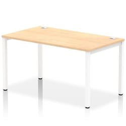 Dynamic Impulse Single Row Bench Desk W1400 x D800 x H730mm Maple Fini
