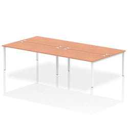 Dynamic Impulse Back-to-Back 4 Person Bench Desk W1600 x D1600 x H730m